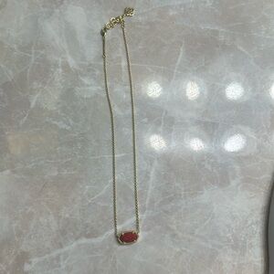 Kendra Scott Red Opal Necklace